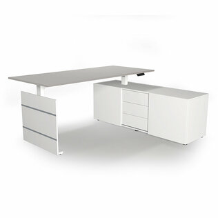 Zit sta bureau Move-3 met archiefkast