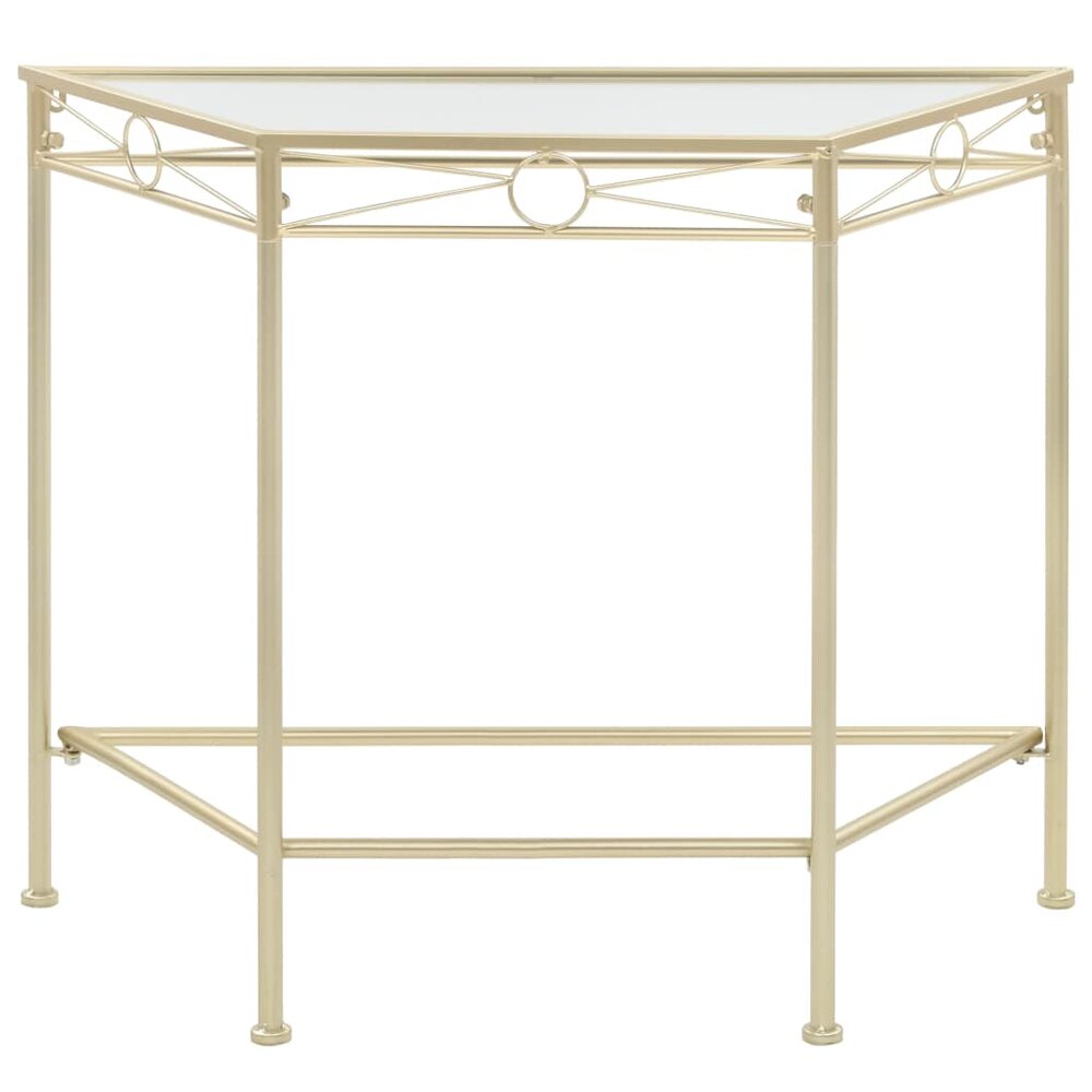 Wandtafel Piaff  87x34x73 cm metaal goud
