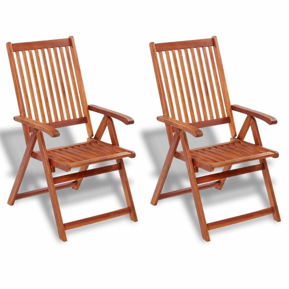 Meubelen-Online - Tuinstoel Simone armleuning set 2 st acaciahout
