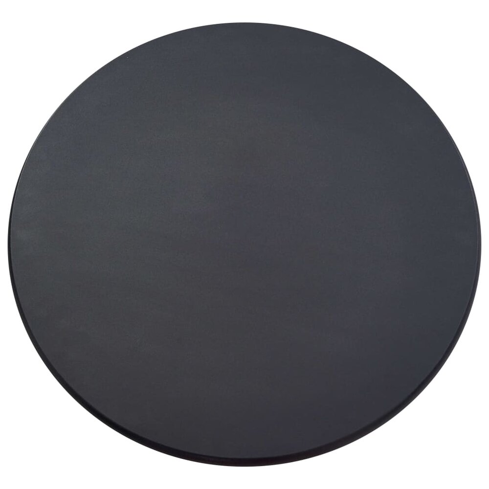 Meubelen-Online - Bartafel Minou rond 60x107,5cm zwart