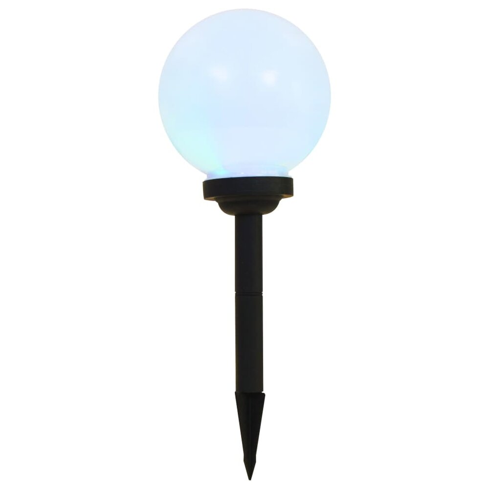 Meubelen-Online - LED-solarlampen rond 20 cm RGB 3 st