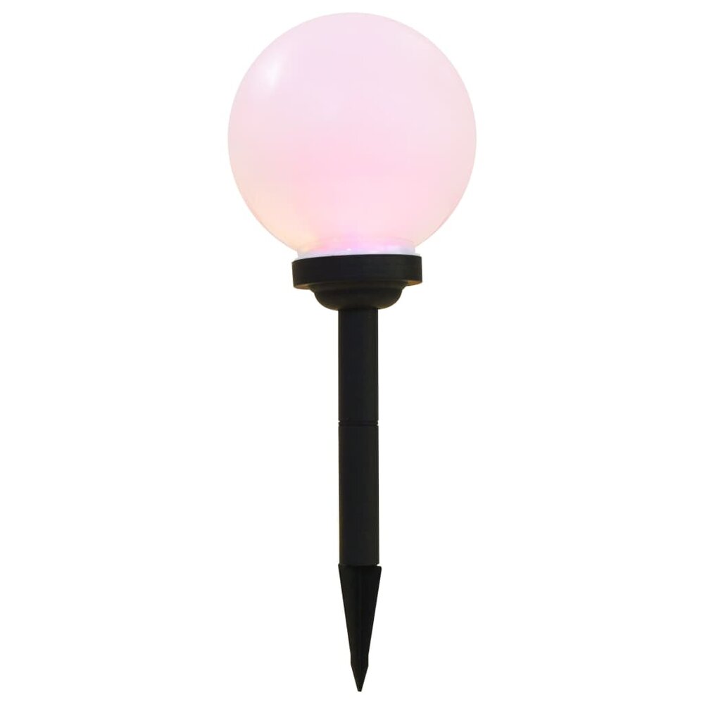 Meubelen-Online - LED-solarlampen rond 20 cm RGB 3 st