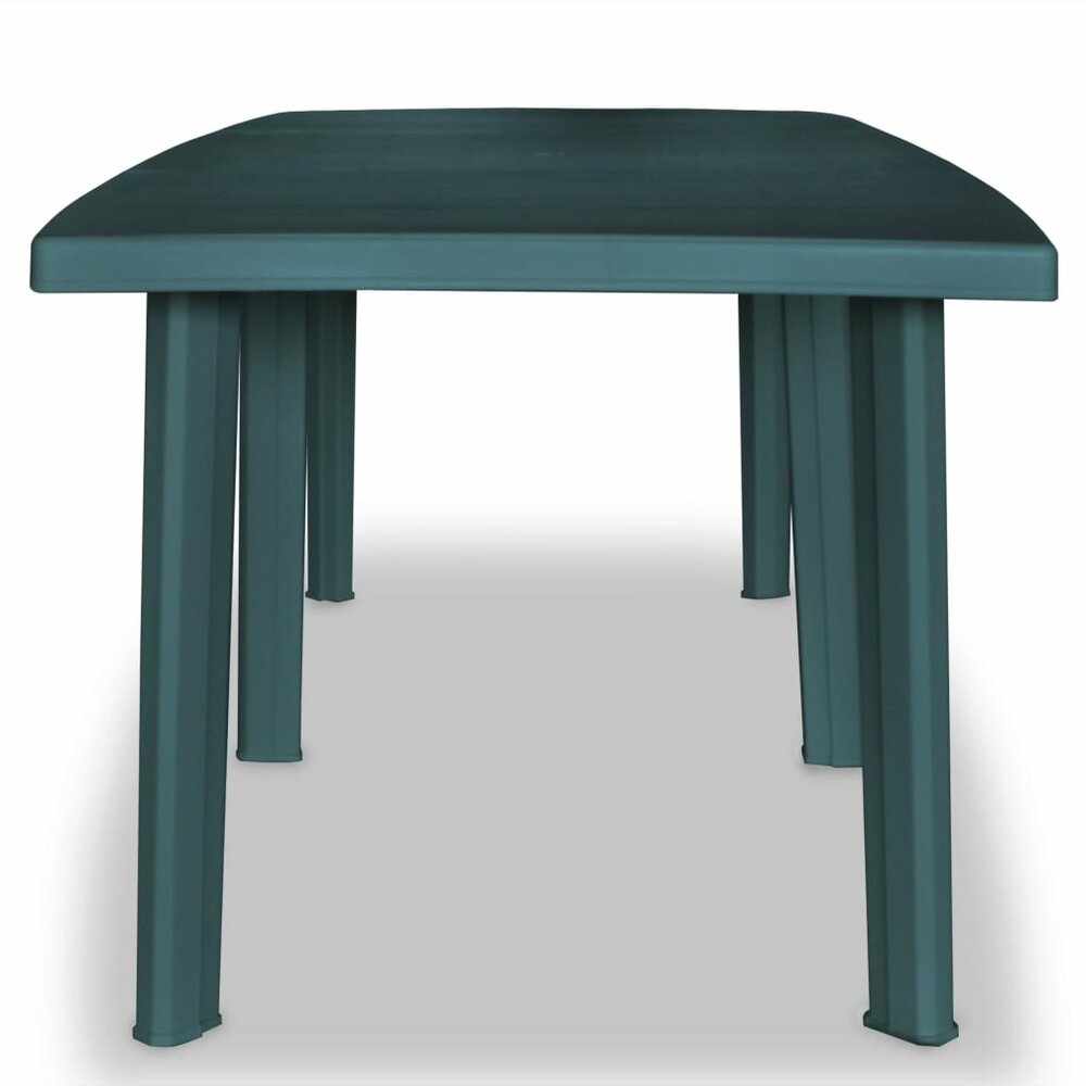 Meubelen-Online - Tuintafel Arno 210x96x72 cm kunststof groen