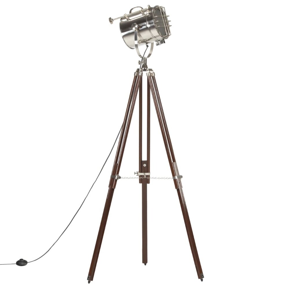 Meubelen-Online - Vloerlamp driepoot 180 cm massief mangohout