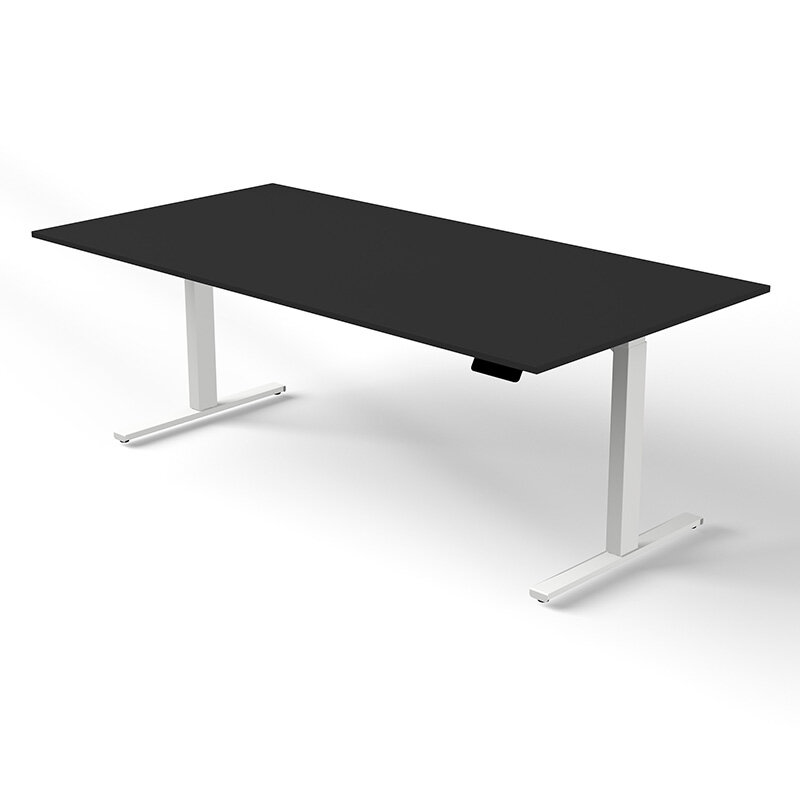 Zit sta bureau Move-3 antraciet 200x100cm elektrisch verstelbaar