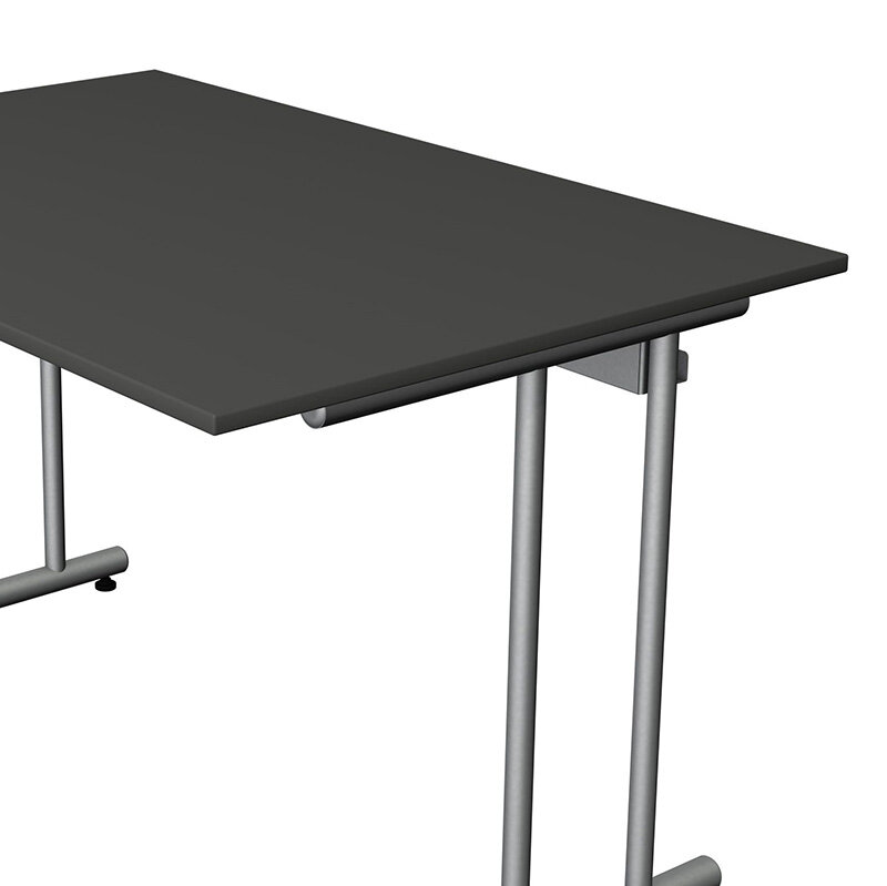 Kerkmann - Bureau Profi antraciet 120x80 cm
