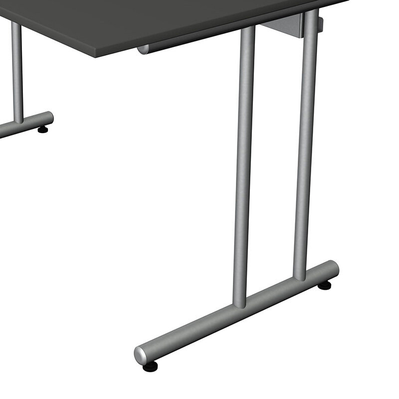 Kerkmann - Bureau Profi antraciet 120x80 cm