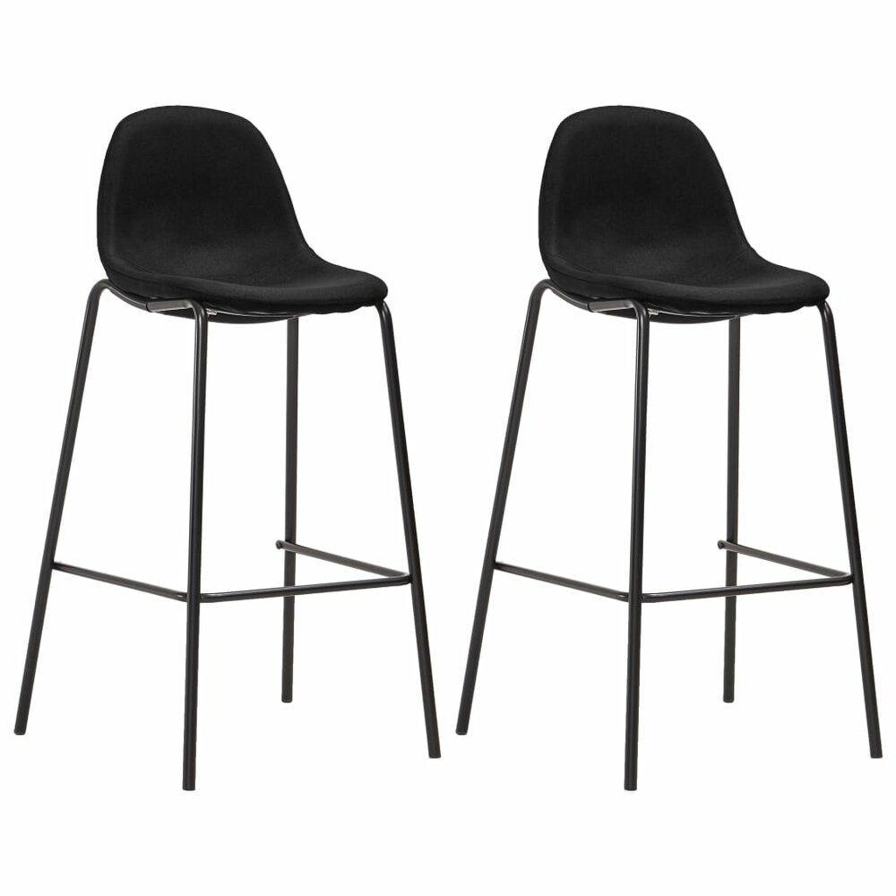 Bartafel met 2 krukken rond zwart barset