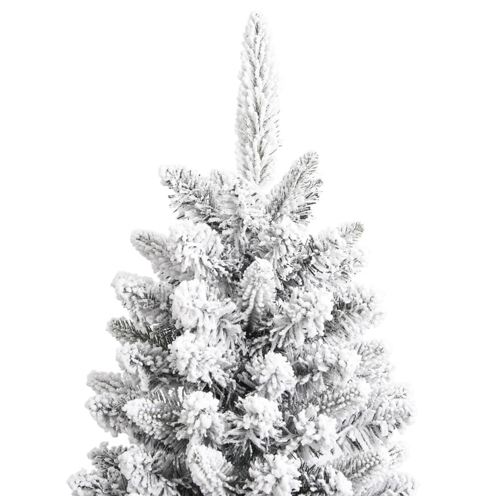 Kunstkerstboom met sneeuw 150 cm PVC en PE