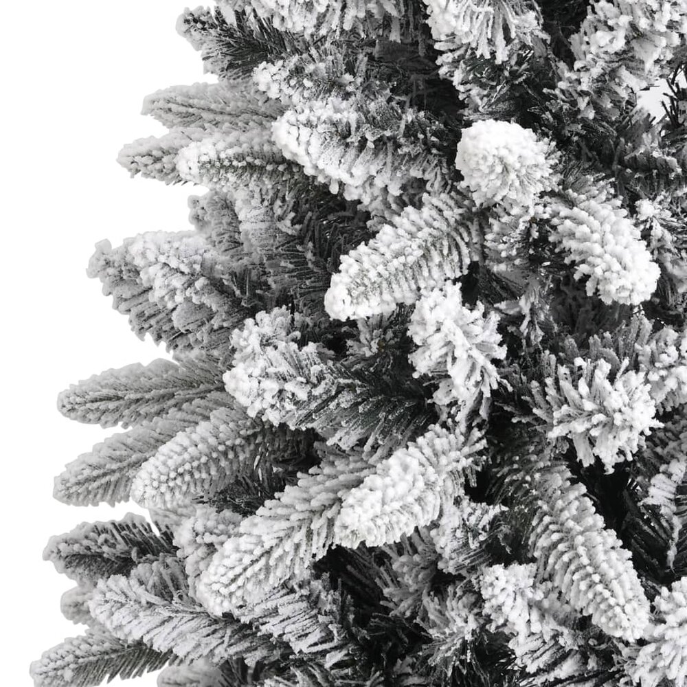 Kunstkerstboom met sneeuw 150 cm PVC en PE
