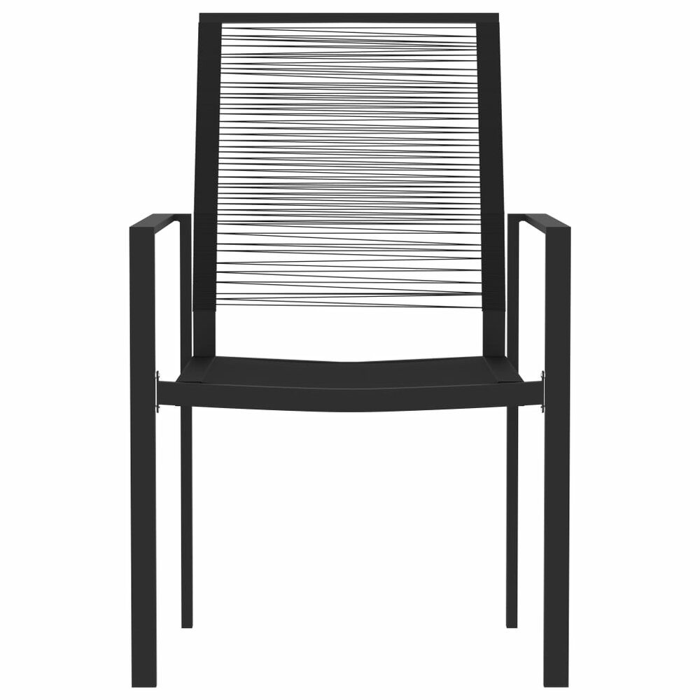 Tuinset Nice zwart metaal 5-delig design