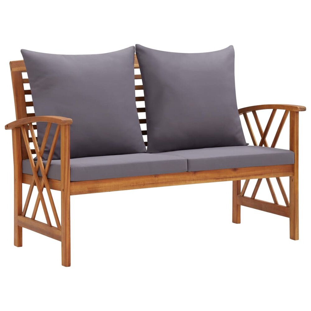 Loungeset Multatuli met kussens massief acaciahout
