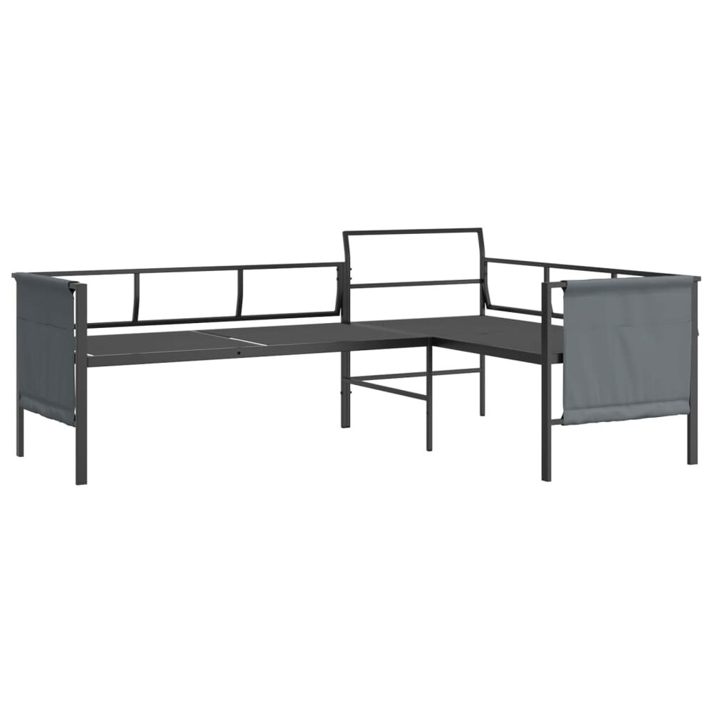 Loungeset Adriaan Staal Antracietkleurig