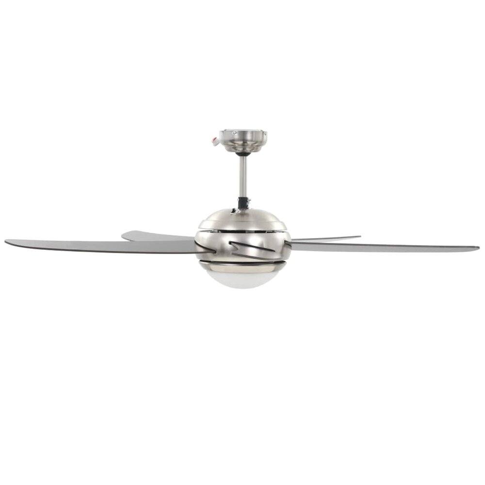 Plafondventilator Met Lamp 128 Cm Bruin