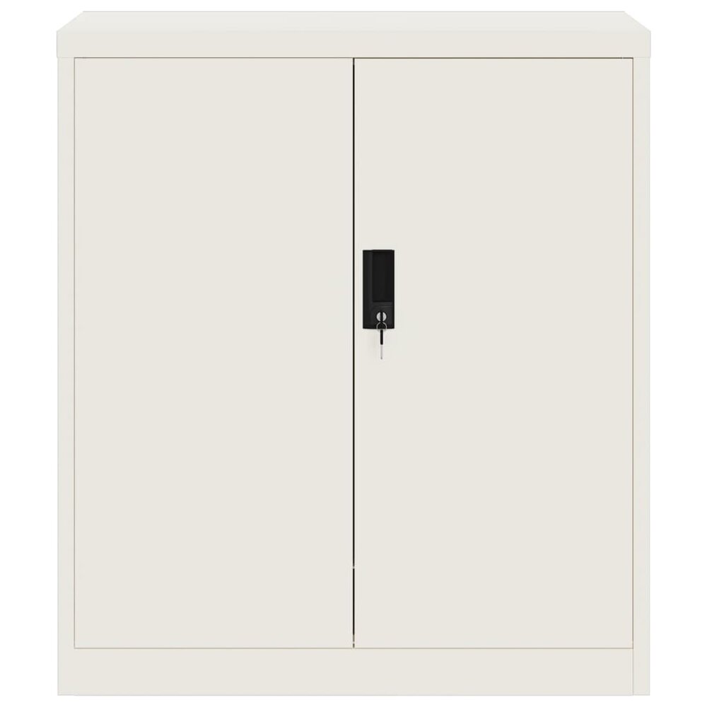 Archiefkast Anton 79X40X90 Cm Staal Wit