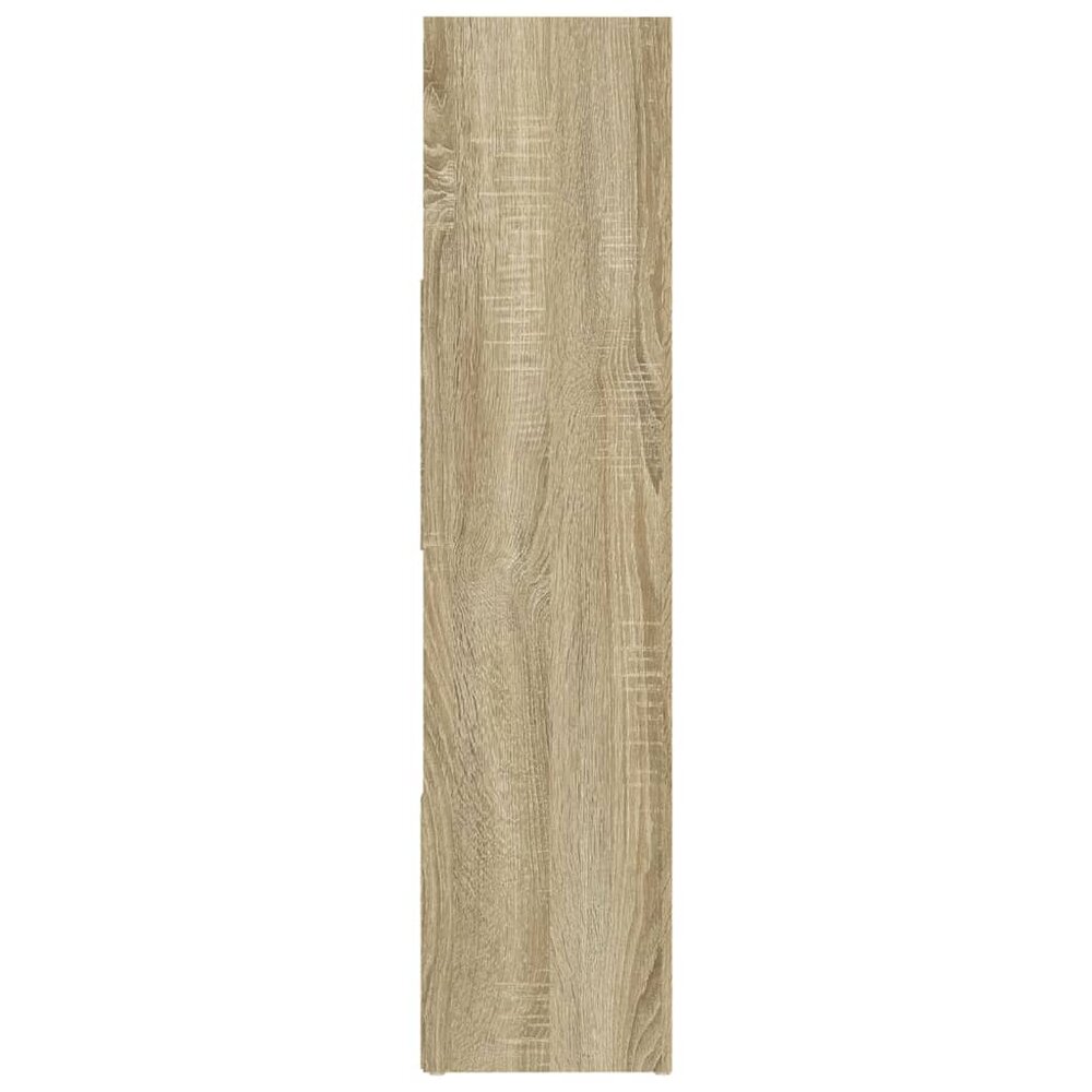 Boekenkast Roomdivider 105X24X102 Cm Eikenkleurig