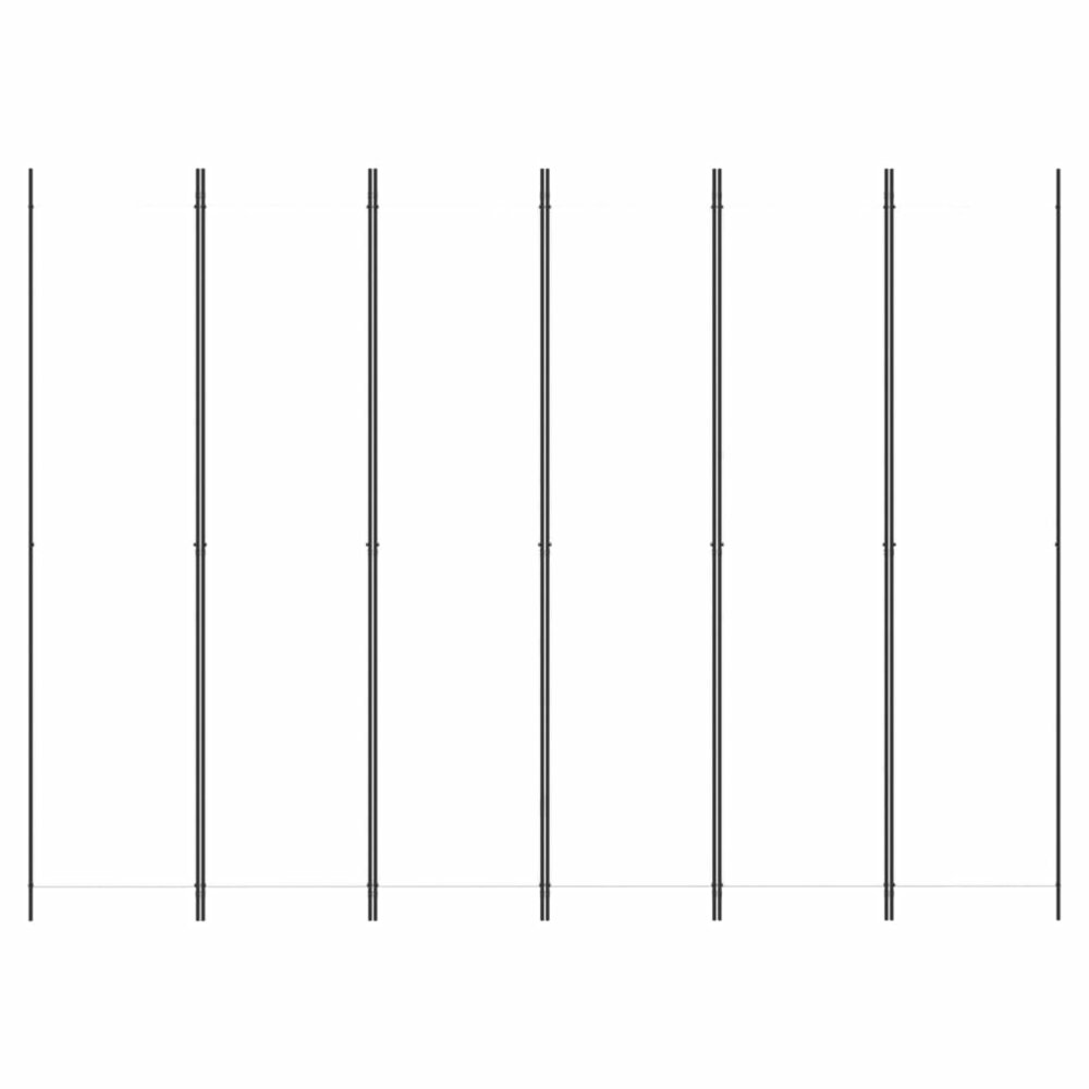 Kamerscherm Met 6 Panelen 300X220 Cm Stof Wit