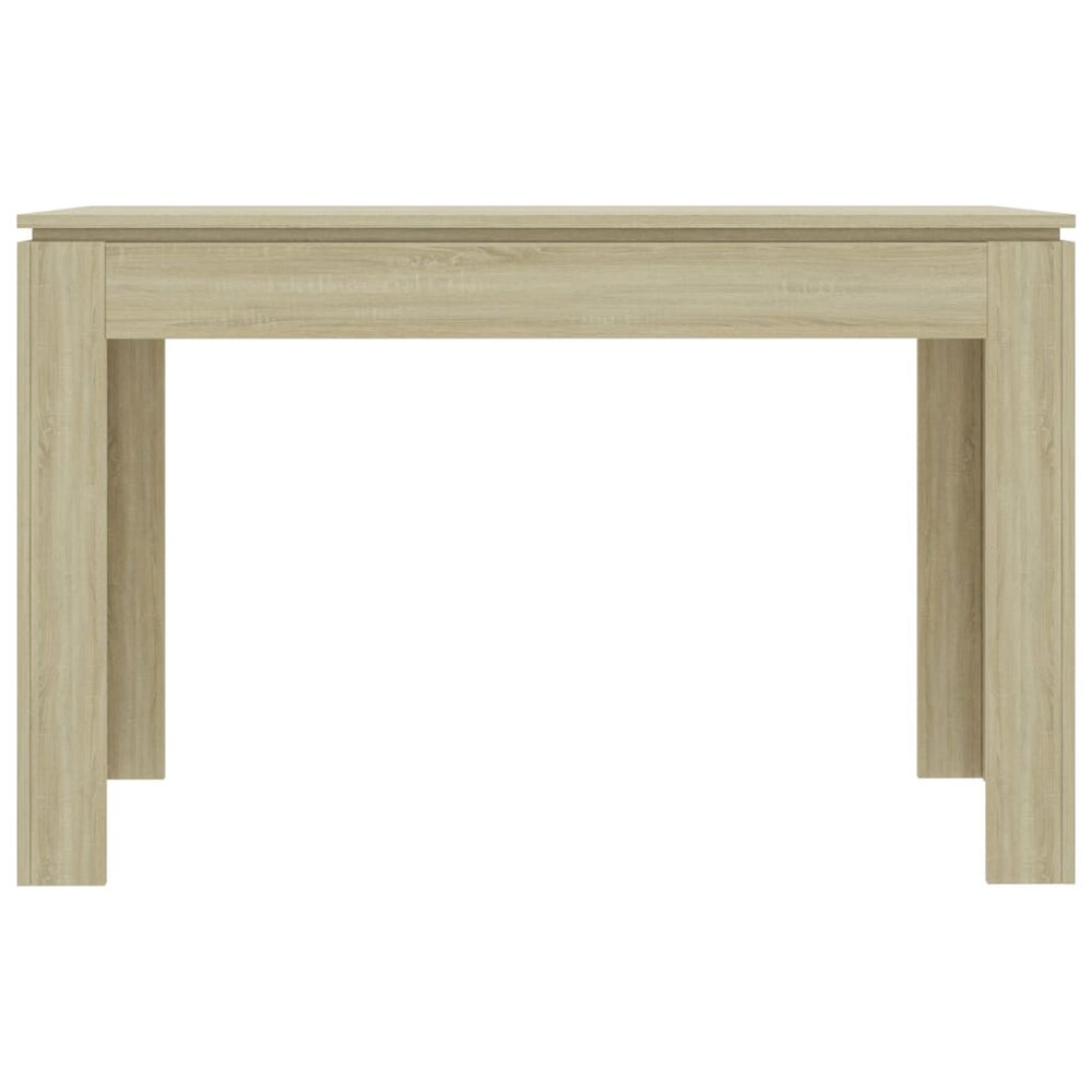 Eettafel Bommel 120X60X76 Cm Hout Eikenkleurig