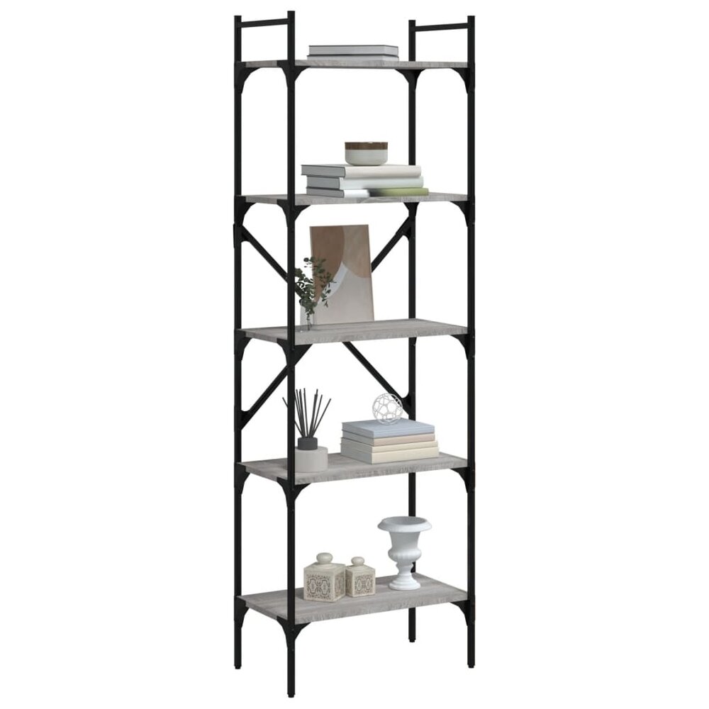 Boekenkast LaRoche 56X31X174 Cm Grijs