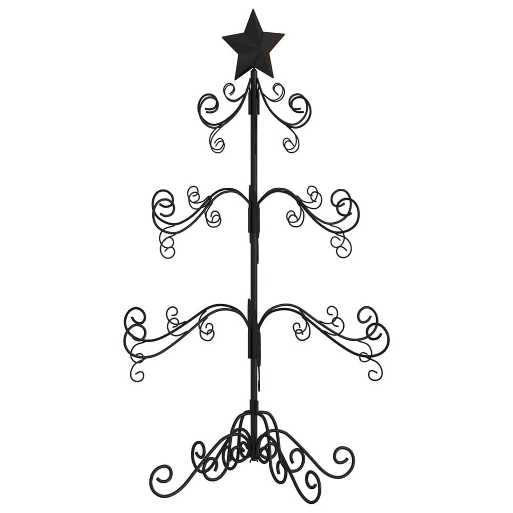 Kerstboom Barok 90 Cm Metaal Zwart