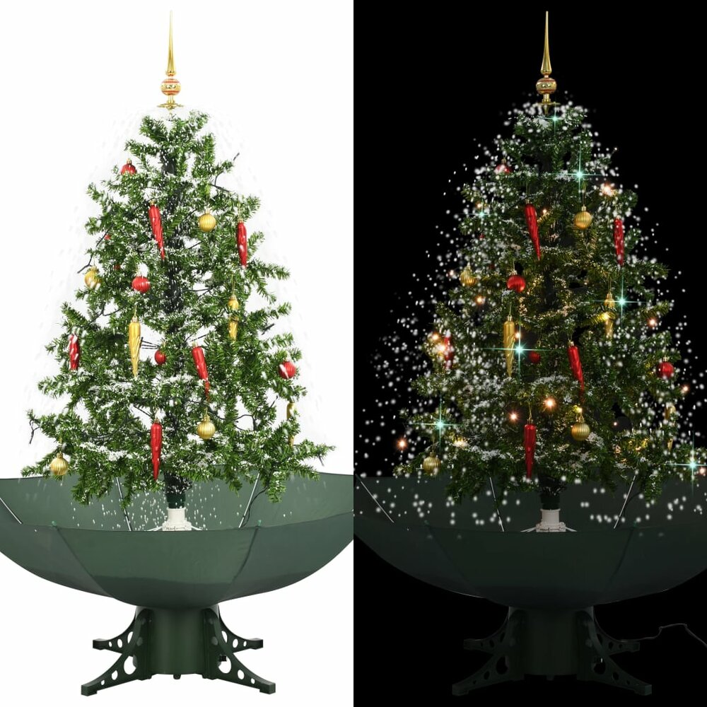 Kerstboom Sneeuwend Groen 140 x 95 cm