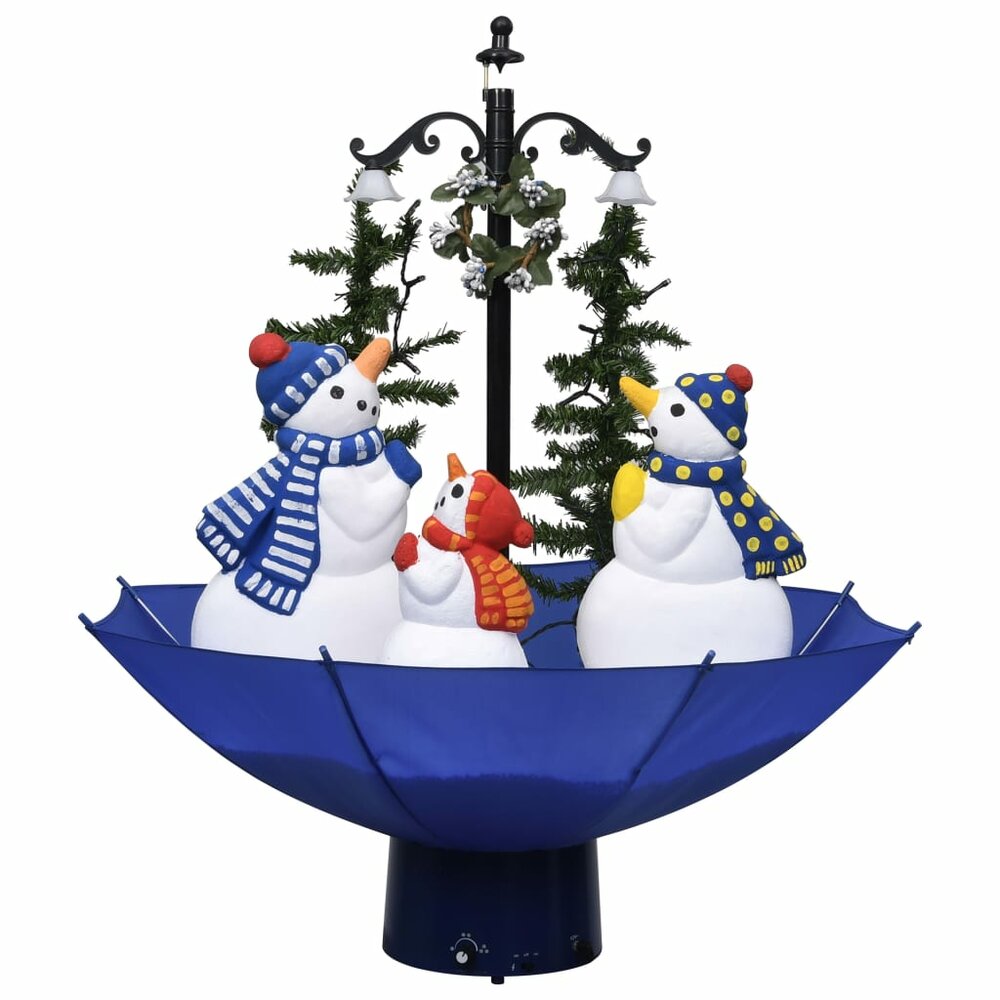 Kerstboom Sneeuwend met sneeuwpoppen 75 x 60 cm