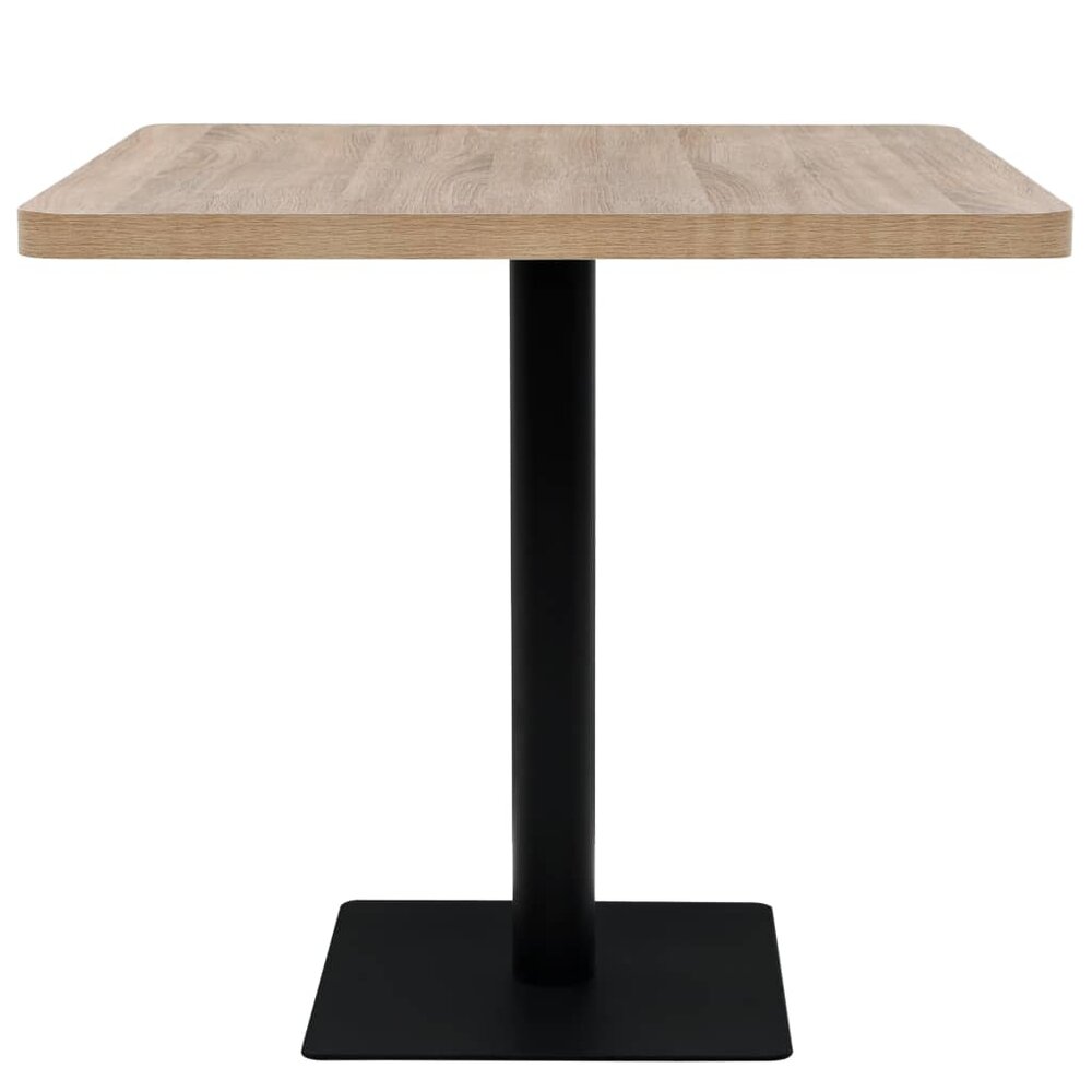 Bistrotafel Vierkant 80X80X75 Cm Eikenkleur 80 x 80 x 75 cm