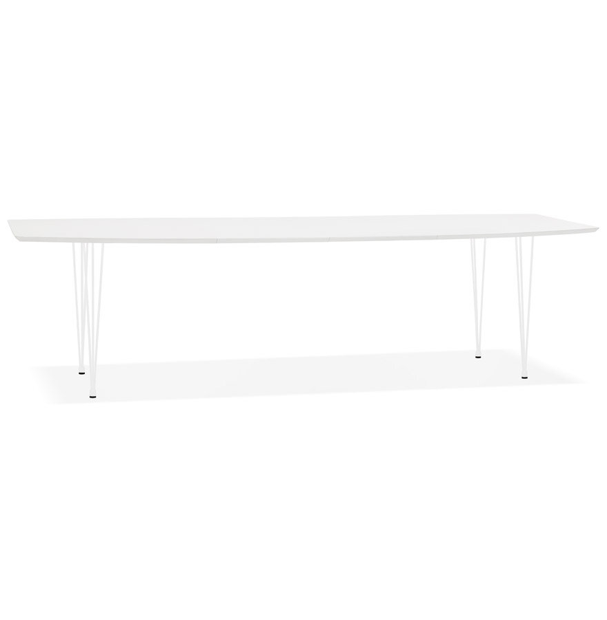 Design Eettafel DIAMANTO wit 170-270cm uitschuifbaar