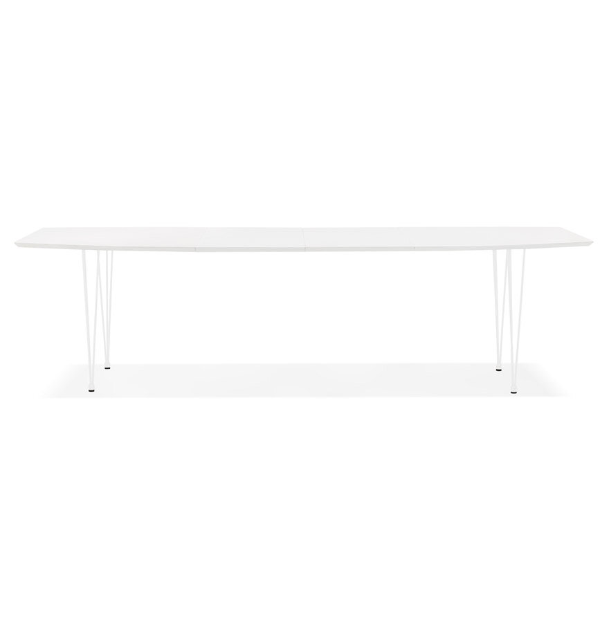 Design Eettafel DIAMANTO wit 170-270cm uitschuifbaar