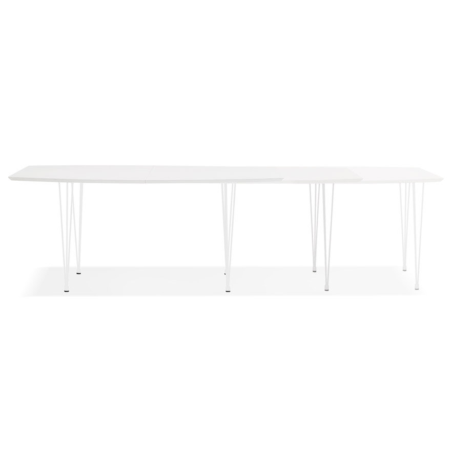 Design Eettafel DIAMANTO wit 170-270cm uitschuifbaar