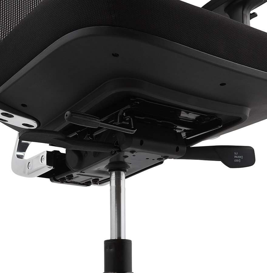 Bureaustoel Tepper stof zwart design