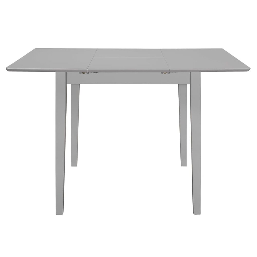 Eethoek Wilma 4 stoelen met tafel grijs uitschuifbaar