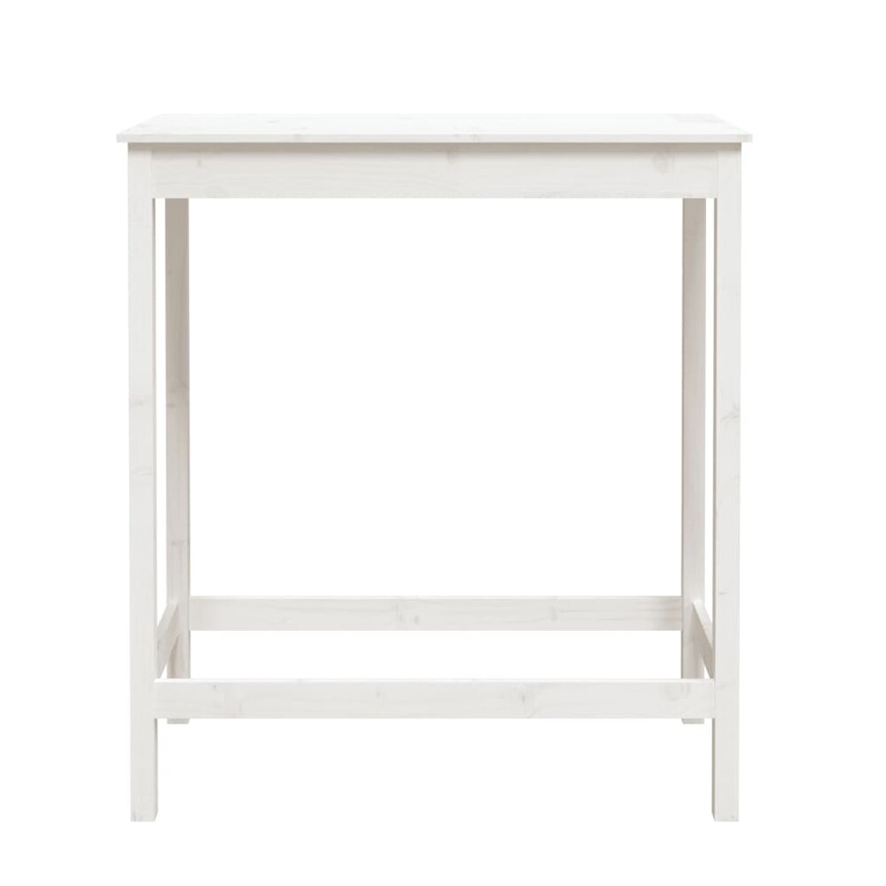 Bartafel Jazz Massief Grenenhout 100 x 50 x 110 cm Wit
