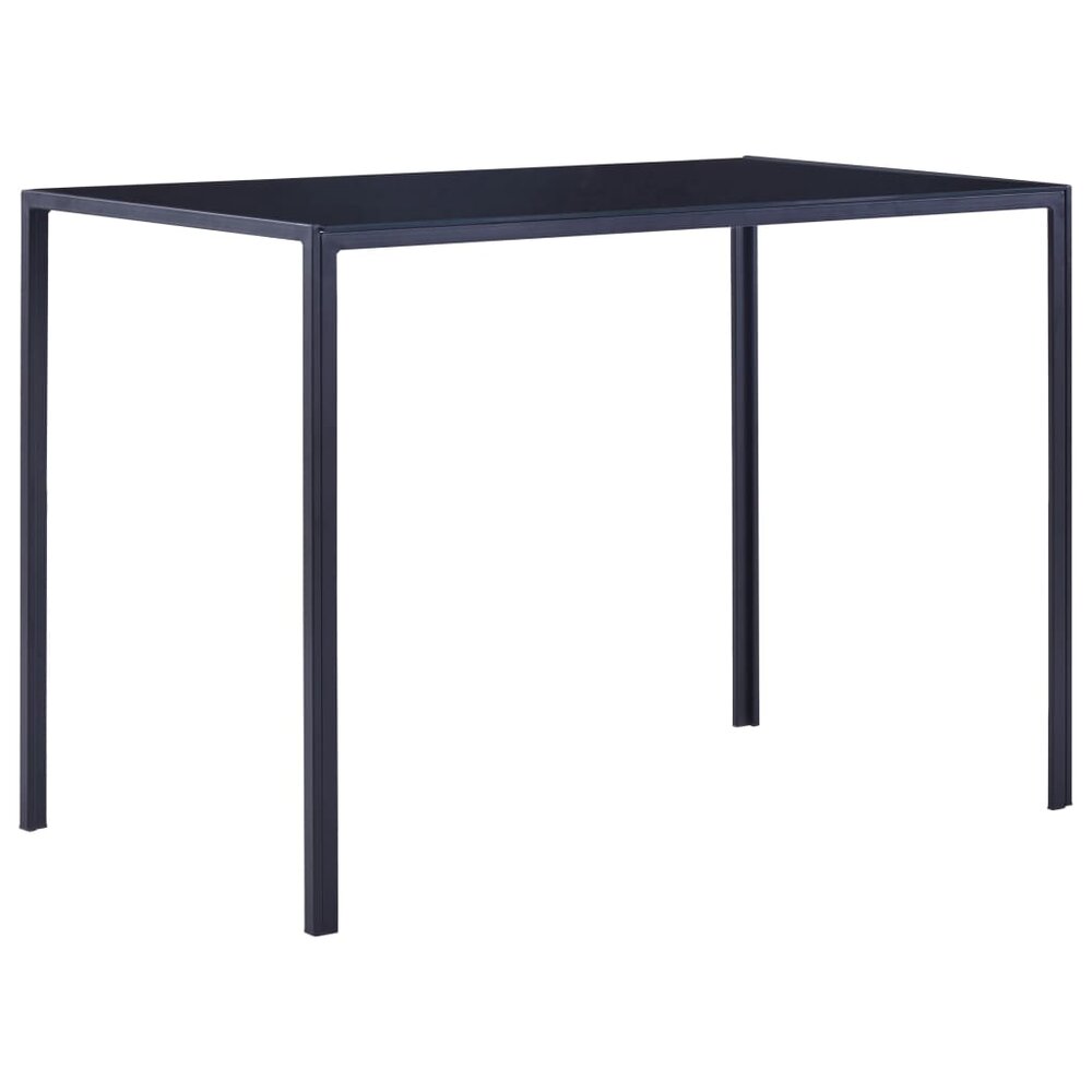Eethoek Manders blauw 105x60cm met 4 stoelen