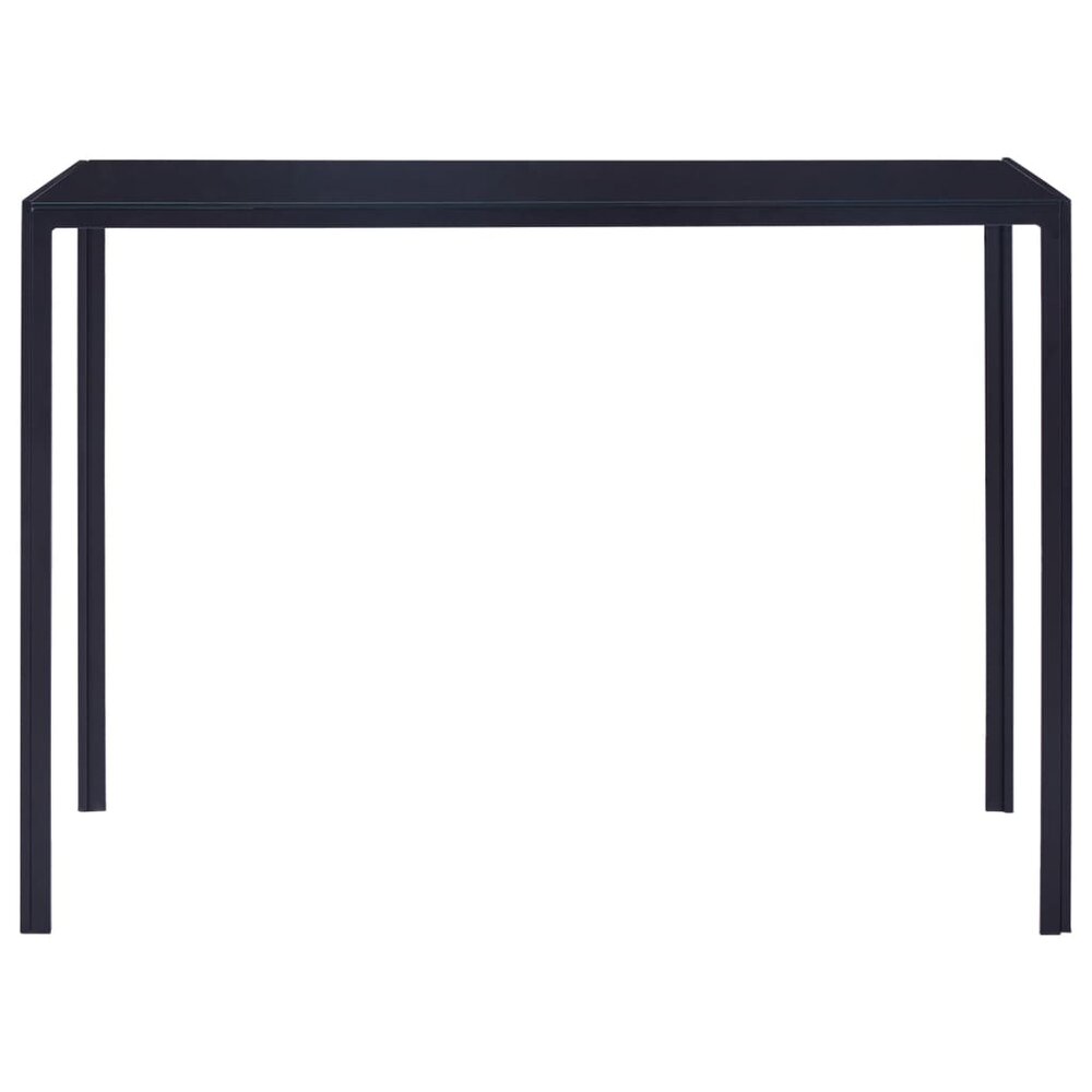 Eethoek Manders blauw 105x60cm met 4 stoelen