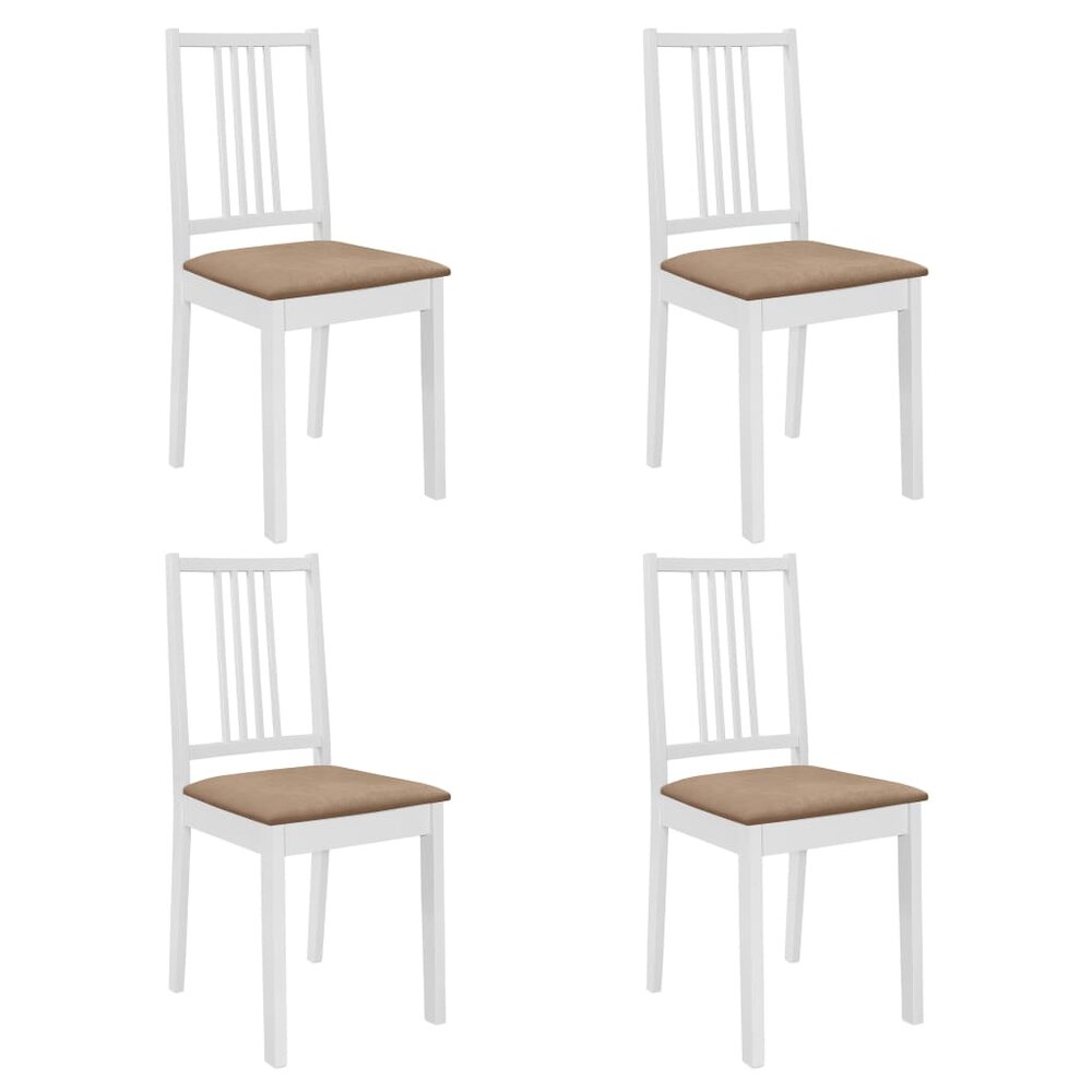 Eethoek Lucie MDF wit met bruin rond 120cm