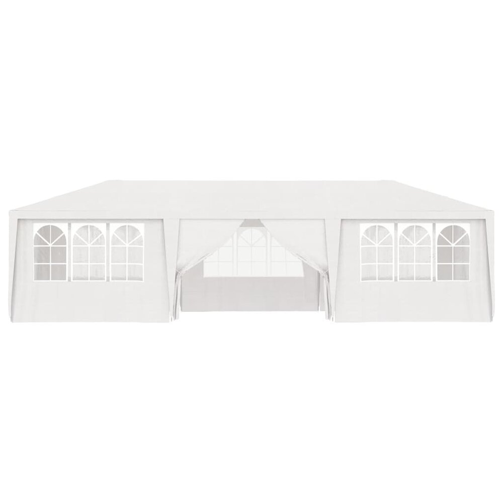 Partytent Luxe met zijwanden professioneel 90 g/m&sup2; 4x9 m wit
