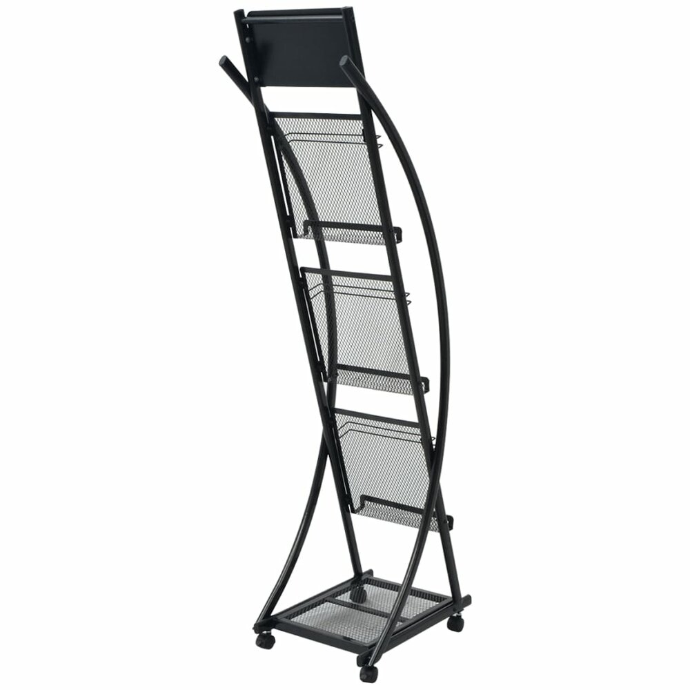Folderhouder Prestige zwart 40x32x131 cm A4