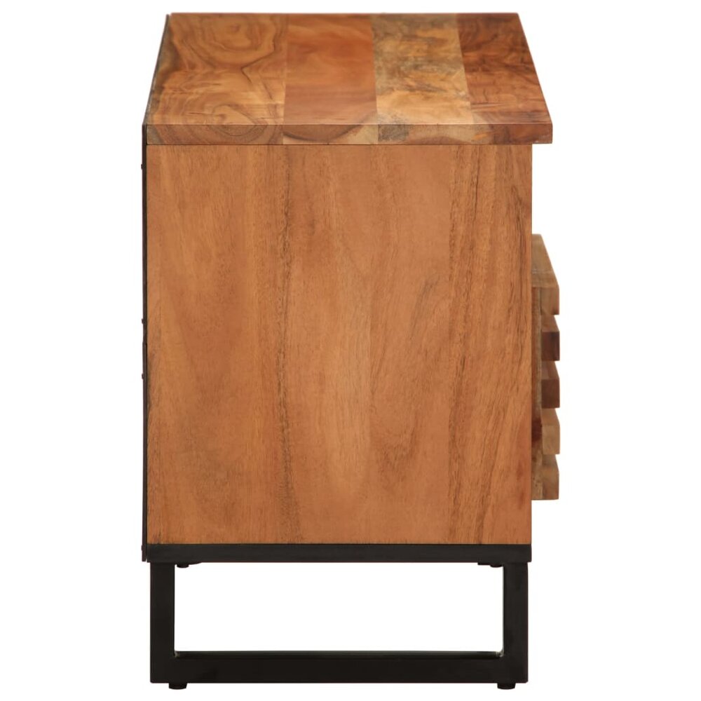 Tv-meubel Nobel 100x34x46 cm massief acaciahout