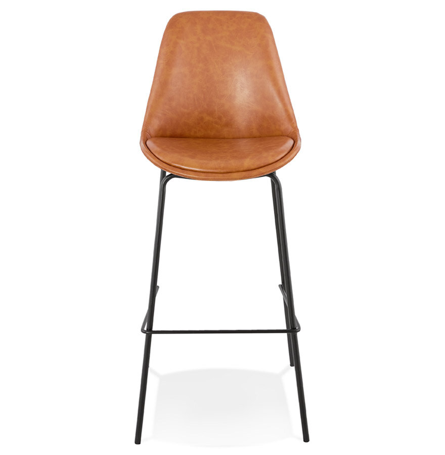 Barkruk Watson kunstleer bruin