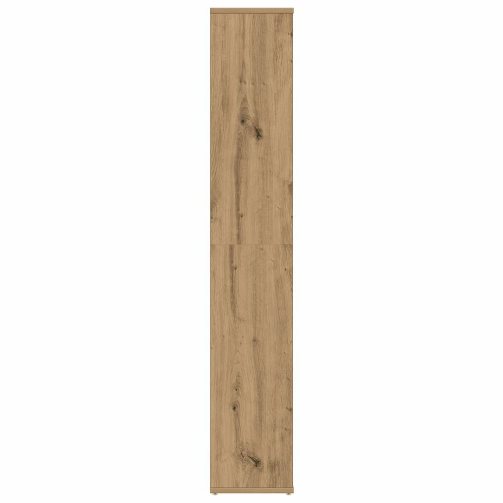 Kamerscherm/boekenkast 100x24x140 cm hout eikenkleurig