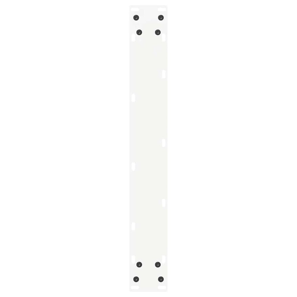 Eettafel Living 320x90x74 cm massief eikenhout bruin met witte poten