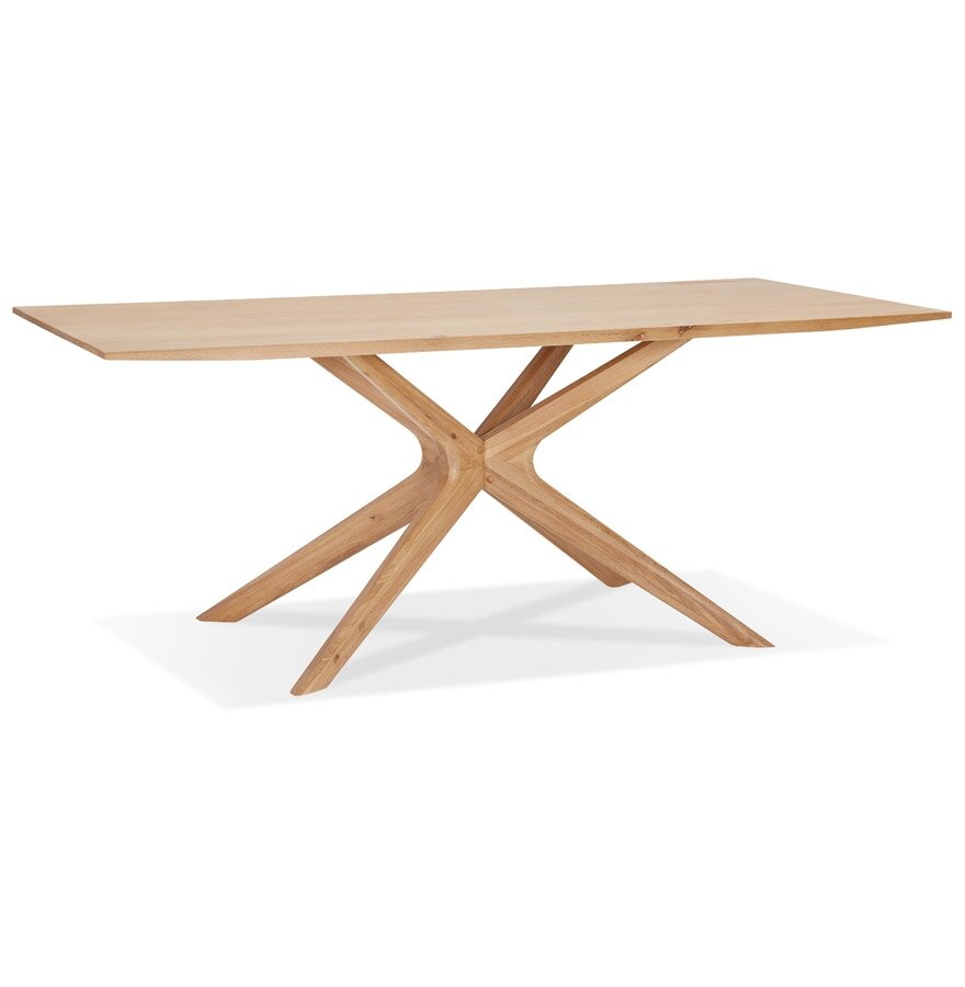 Eettafel &#039;Manitou&#039; In Massief Eik - 195X95 Cm