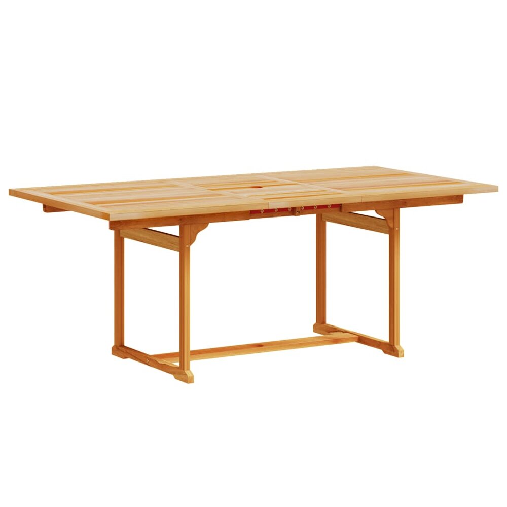 7-delige Tuinset Supra massief acaciahout en textileen - 150-200 cm