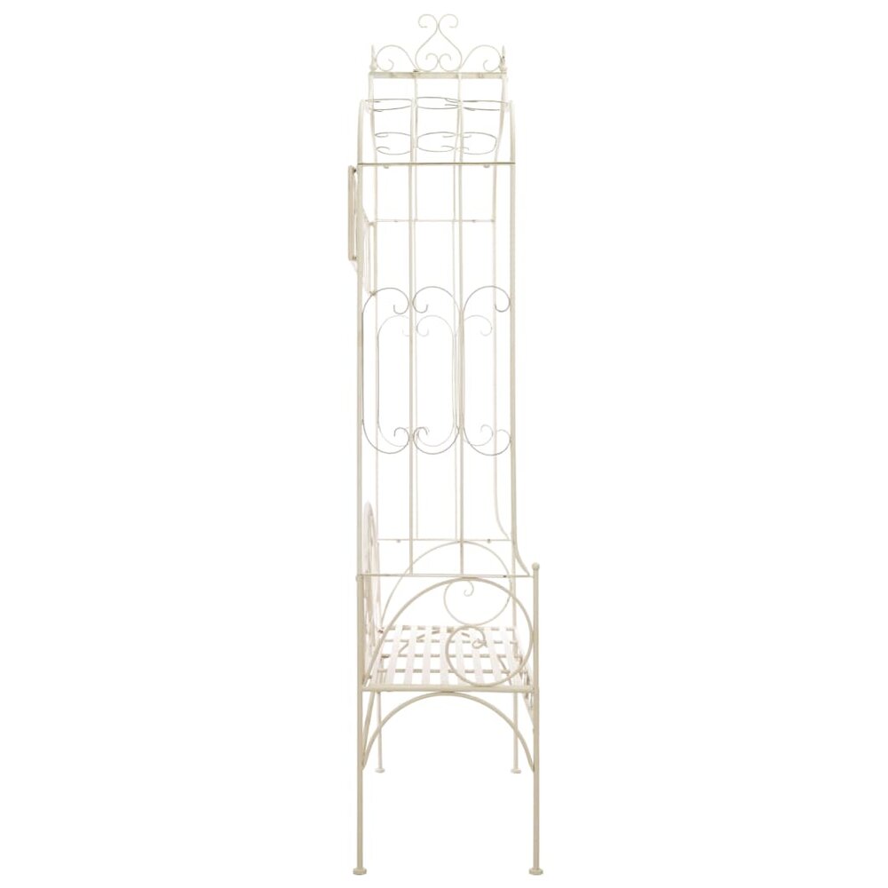 Tuinbank Versailles 122 cm ijzer antiekwit