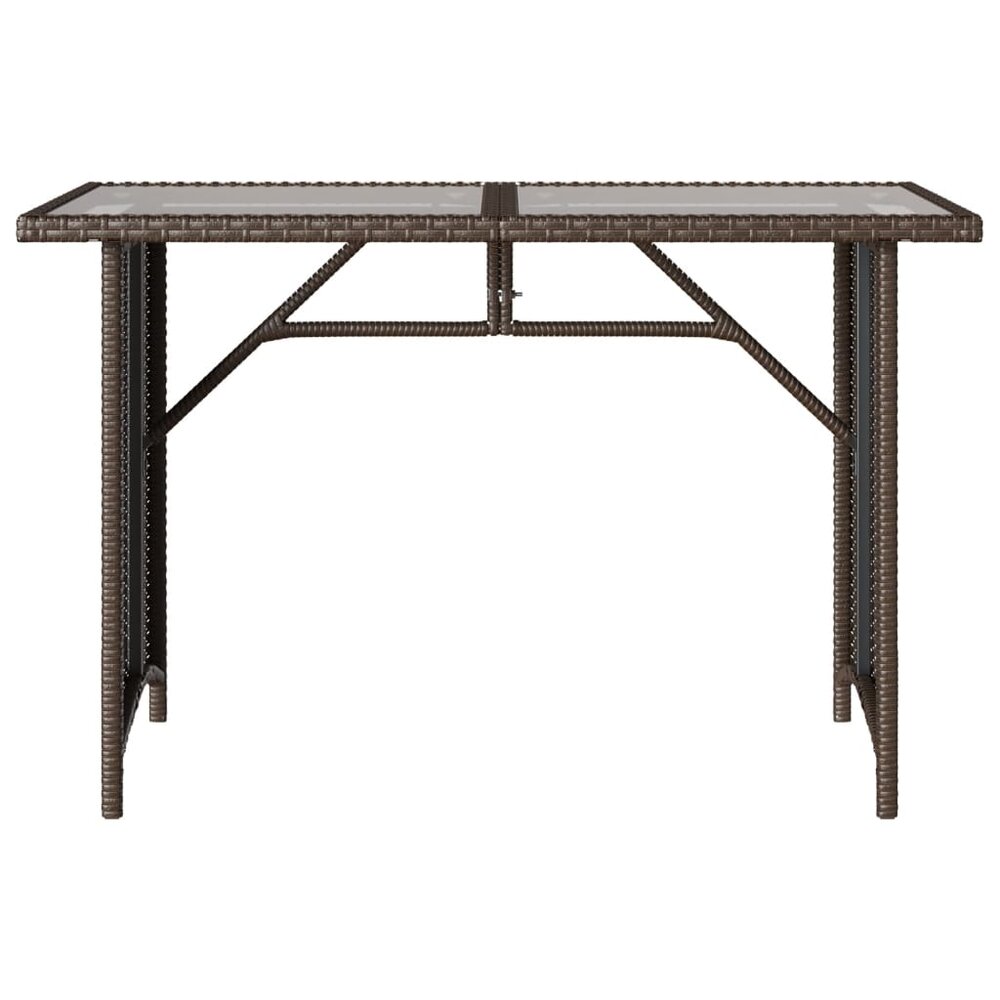 2-delige Tuinset Jantien met kussens poly rattan bruin