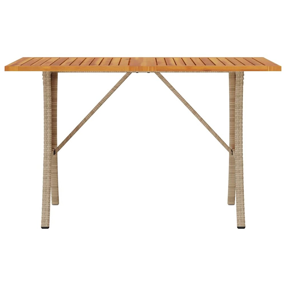Tuinbank Calipso 3-zits met kussens &amp; tafel poly rattan beige