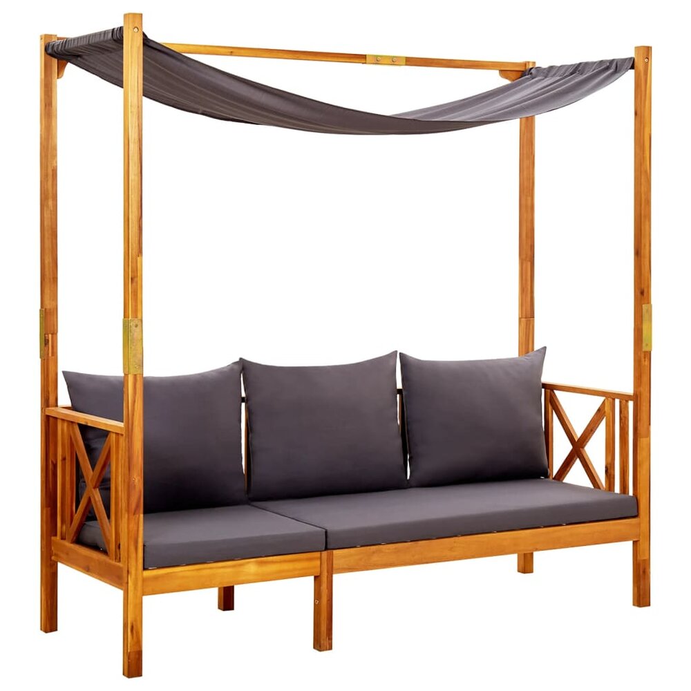 Tuinbank Heavenly met luifel massief acaciahout