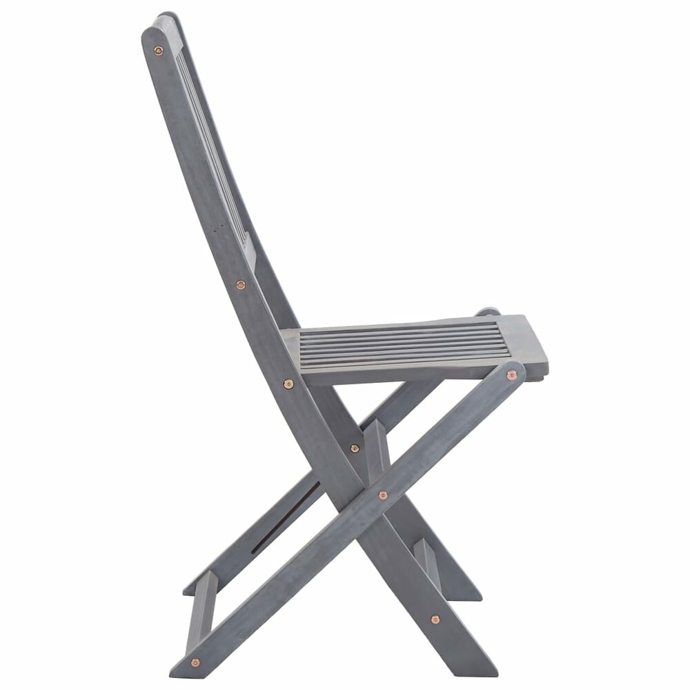 Tuinstoelen Patrick inklapbaar SET 2 st massief acaciahout