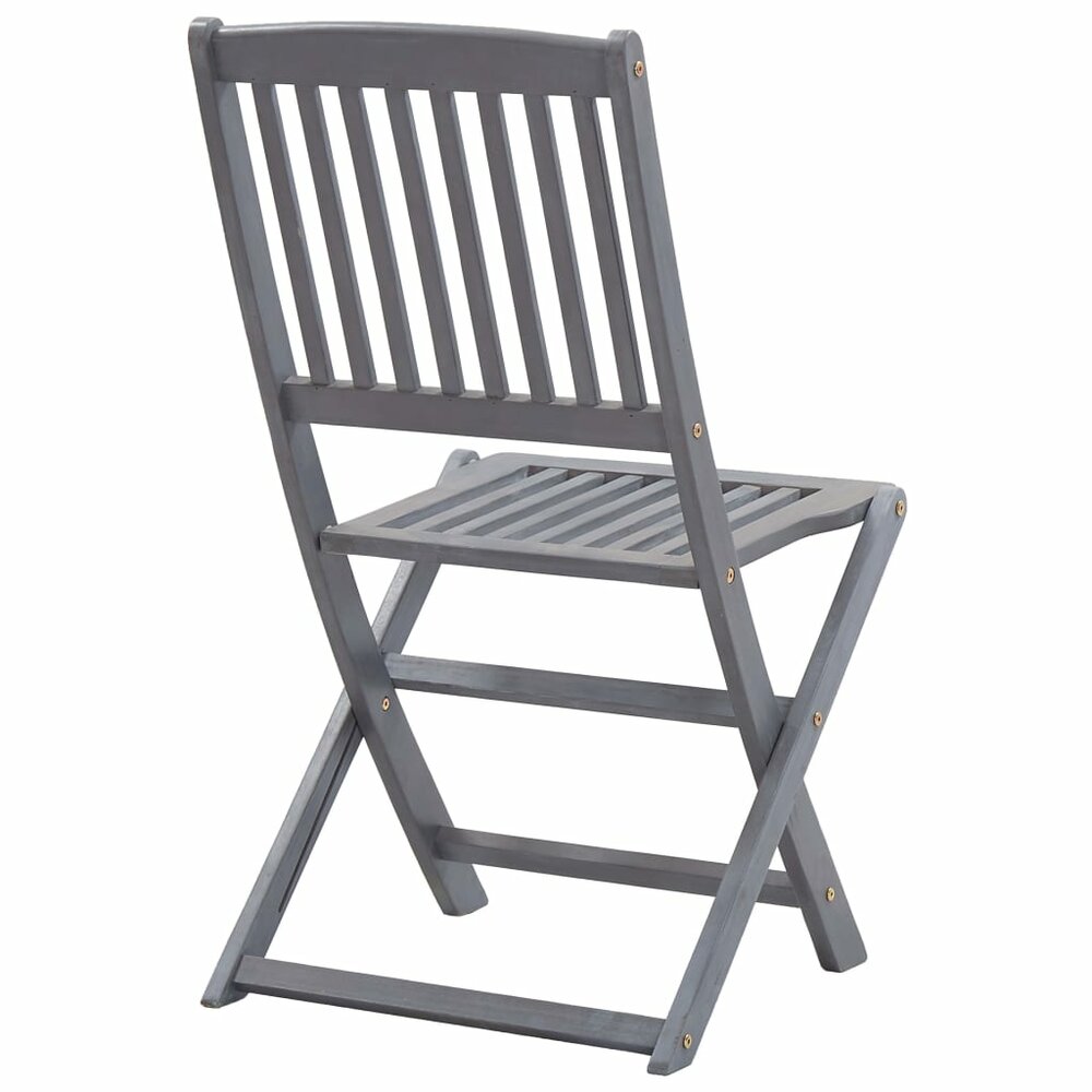 Tuinstoelen Patrick inklapbaar SET 2 st massief acaciahout
